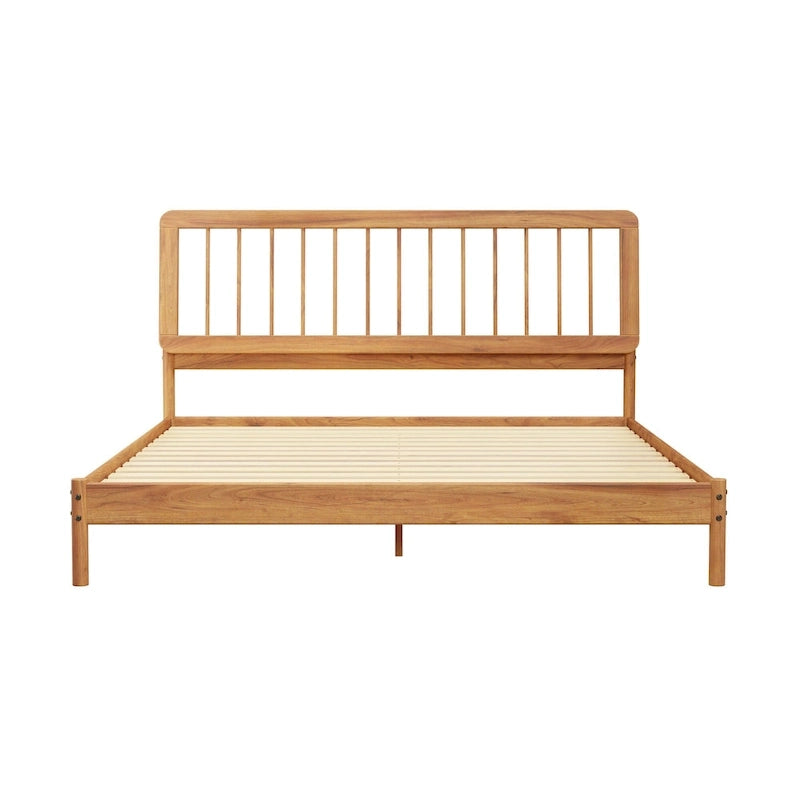 Boho Spindelholzbett King Size