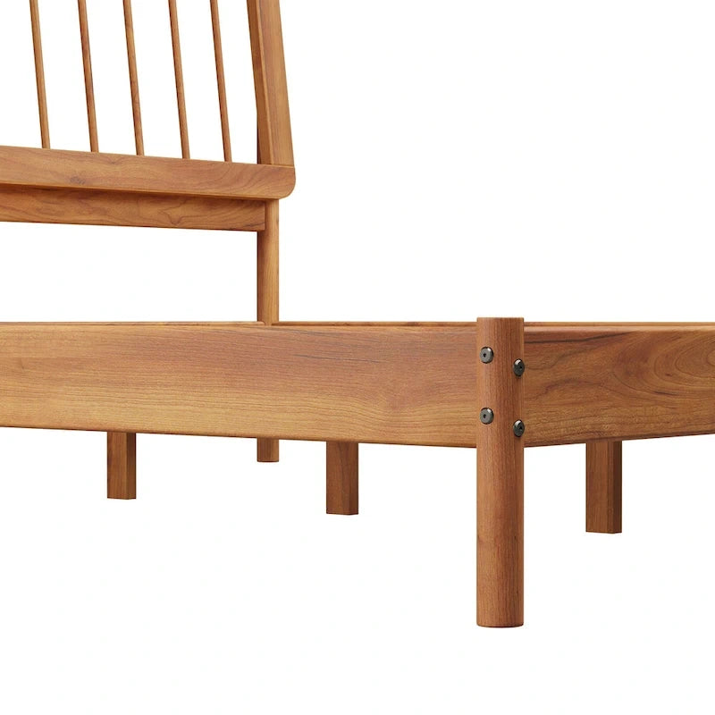 Boho Spindelholzbett King Size