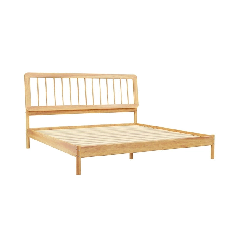 Boho Spindelholzbett King Size