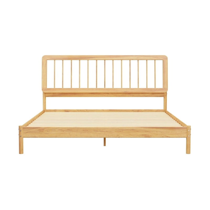 Boho Spindelholzbett King Size