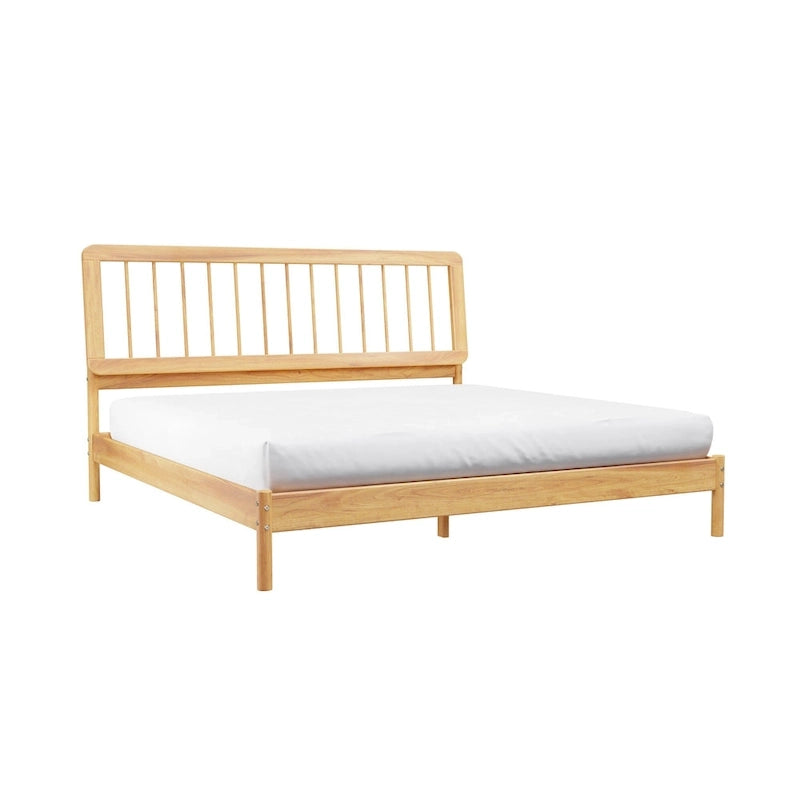Boho Spindelholzbett King Size
