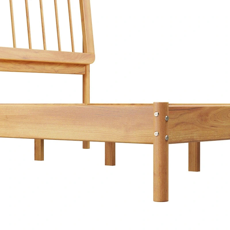 Boho Spindelholzbett King Size