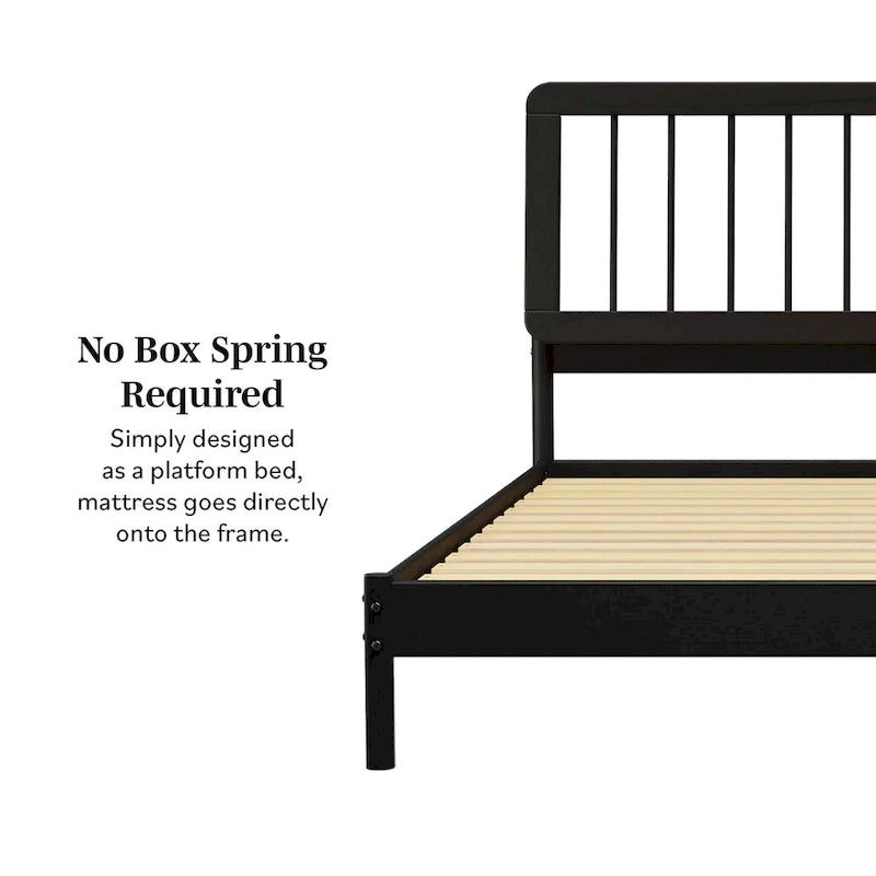 Boho Spindelholzbett King Size
