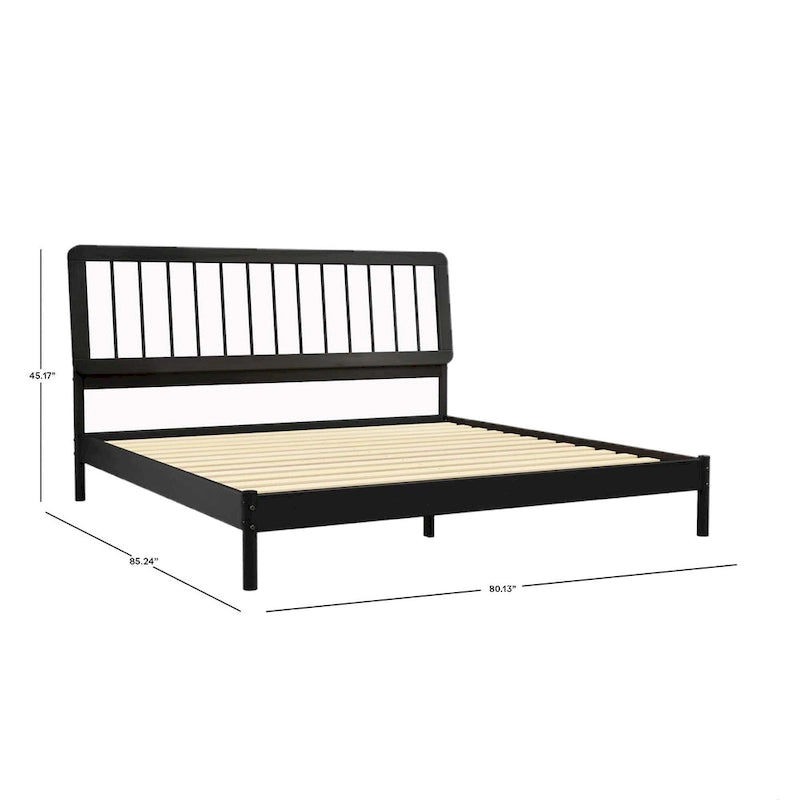 Boho Spindelholzbett King Size
