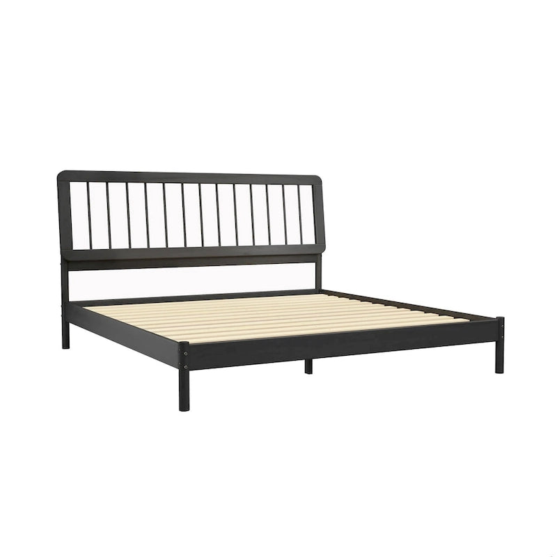 Boho Spindelholzbett King Size