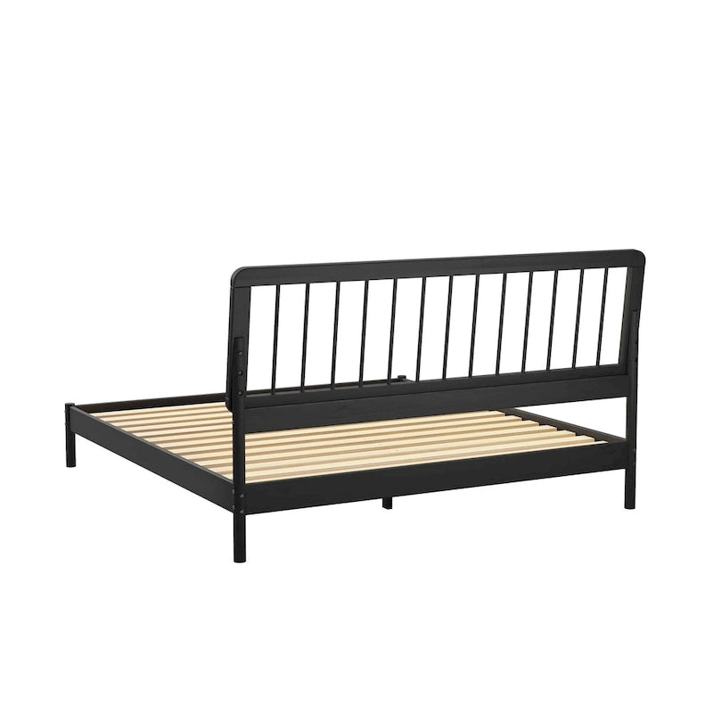 Boho Spindelholzbett King Size