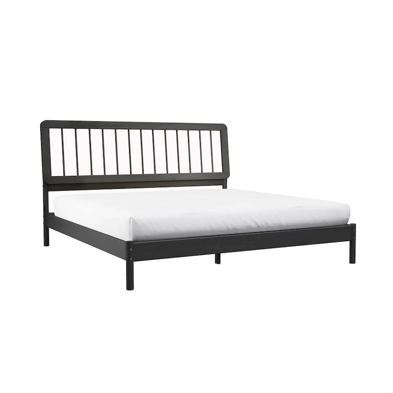 Boho Spindelholzbett King Size