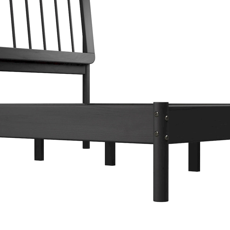 Boho Spindelholzbett King Size