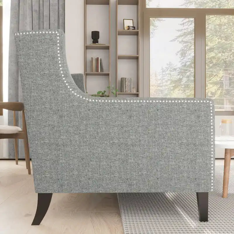 Mid-Century Modernes Stoffsofa für 3 Personen mit getufteter Rückenlehne