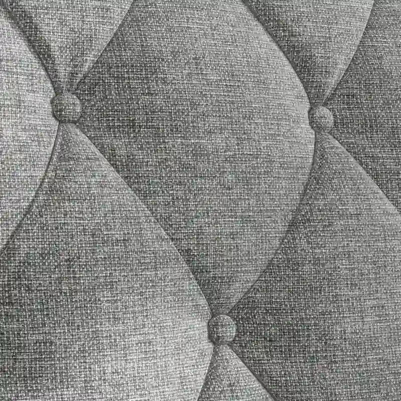 Mid-Century Modernes Stoffsofa für 3 Personen mit getufteter Rückenlehne