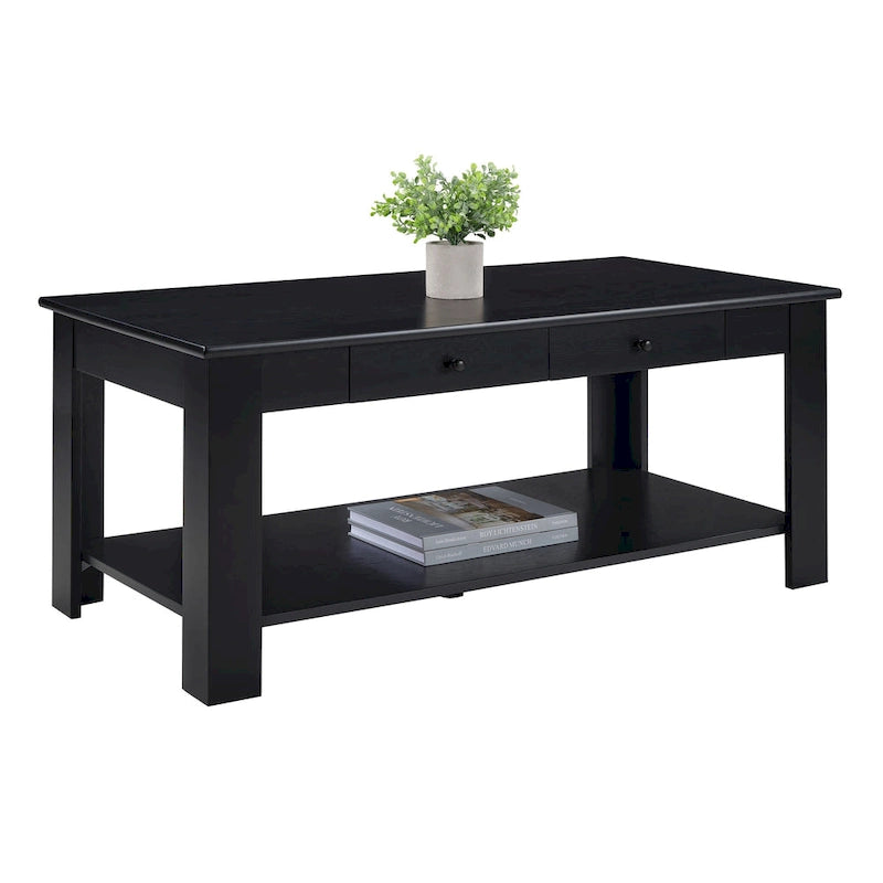 Couchtisch mit 2 Schubladen und Ablage