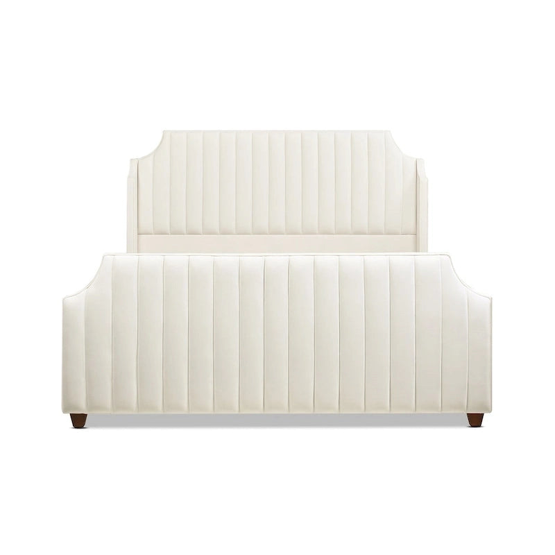 King-Size Polsterbett mit getuftetem Kopfteil