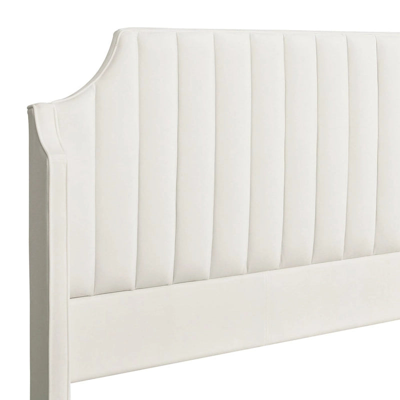 King-Size Polsterbett mit getuftetem Kopfteil