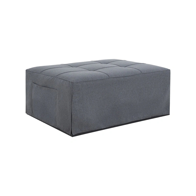 Schlafsesselbett, 4-in-1 Multifunktionales Schlafsofa, Atmungsaktiver Leinen-Bettsessel, Cabrio-Schlafsofa
