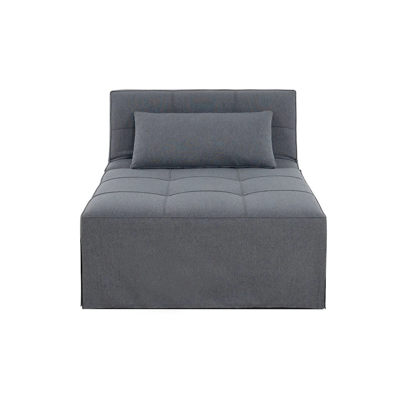 Schlafsesselbett, 4-in-1 Multifunktionales Schlafsofa, Atmungsaktiver Leinen-Bettsessel, Cabrio-Schlafsofa
