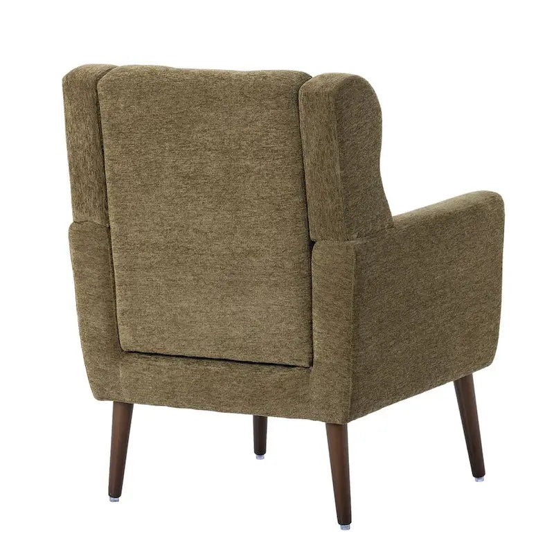 Moderner Akzentsessel, Chenille-Sessel für das Wohnzimmer, bequemer, weich gepolsterter Loungesessel für kleine Räume, Schlafzimmer