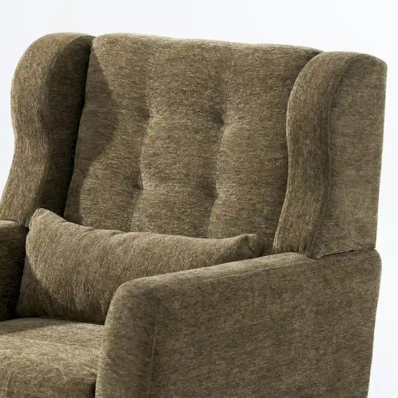 Moderner Akzentsessel, Chenille-Sessel für das Wohnzimmer, bequemer, weich gepolsterter Loungesessel für kleine Räume, Schlafzimmer
