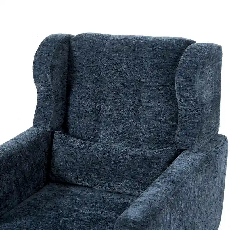 Moderner Akzentsessel, Chenille-Sessel für das Wohnzimmer, bequemer, weich gepolsterter Loungesessel für kleine Räume, Schlafzimmer