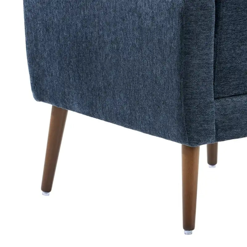Moderner Akzentsessel, Chenille-Sessel für das Wohnzimmer, bequemer, weich gepolsterter Loungesessel für kleine Räume, Schlafzimmer