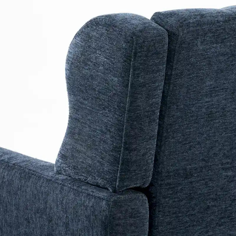 Moderner Akzentsessel, Chenille-Sessel für das Wohnzimmer, bequemer, weich gepolsterter Loungesessel für kleine Räume, Schlafzimmer