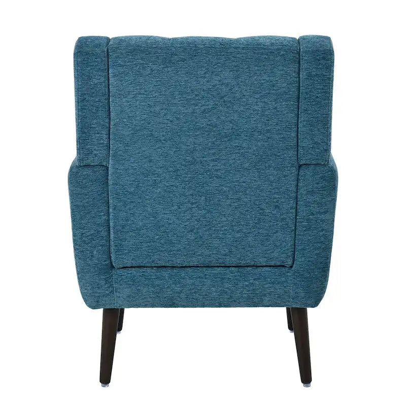 Moderner Akzentsessel, Chenille-Sessel für das Wohnzimmer, bequemer, weich gepolsterter Loungesessel für kleine Räume, Schlafzimmer