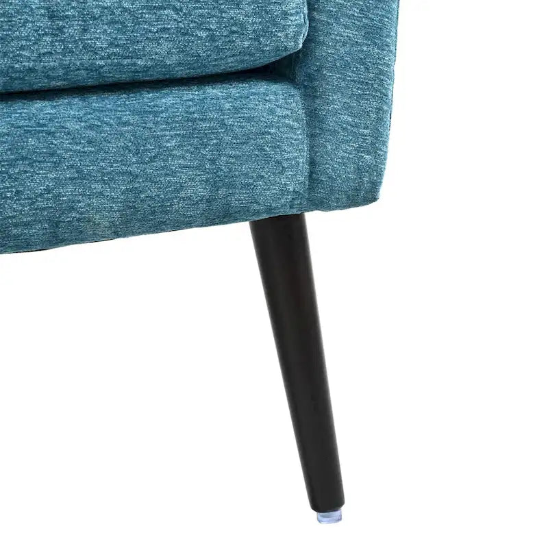 Moderner Akzentsessel, Chenille-Sessel für das Wohnzimmer, bequemer, weich gepolsterter Loungesessel für kleine Räume, Schlafzimmer