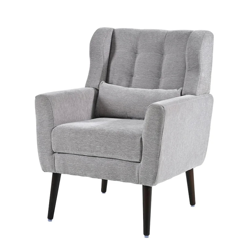 Moderner Akzentsessel, Chenille-Sessel für das Wohnzimmer, bequemer, weich gepolsterter Loungesessel für kleine Räume, Schlafzimmer