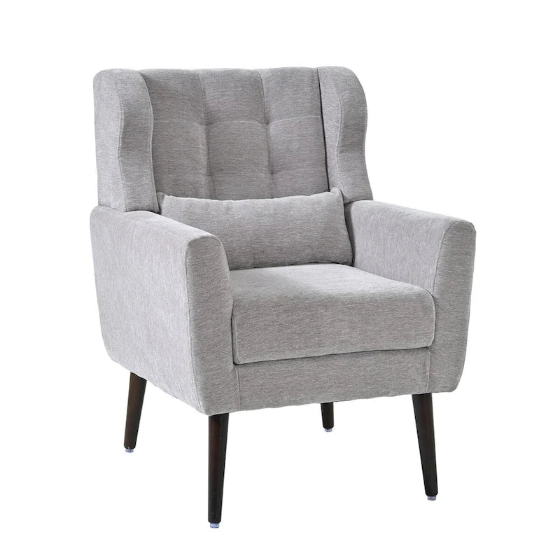 Moderner Akzentsessel, Chenille-Sessel für das Wohnzimmer, bequemer, weich gepolsterter Loungesessel für kleine Räume, Schlafzimmer
