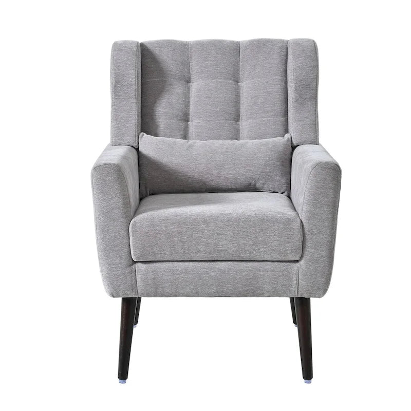 Moderner Akzentsessel, Chenille-Sessel für das Wohnzimmer, bequemer, weich gepolsterter Loungesessel für kleine Räume, Schlafzimmer