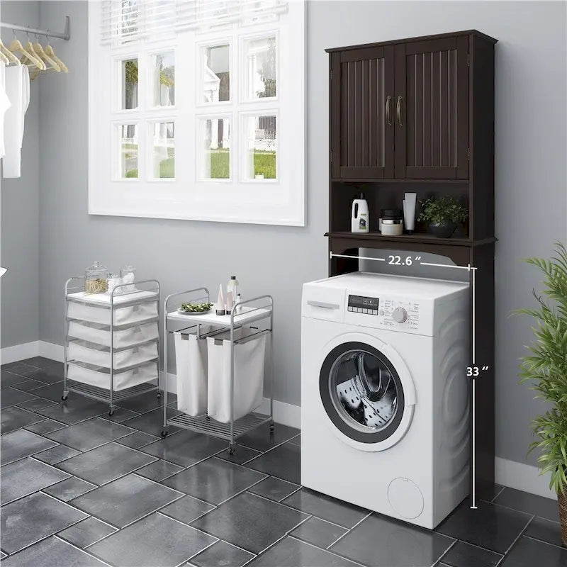 Badezimmer platzsparender Organizer über der Toilette