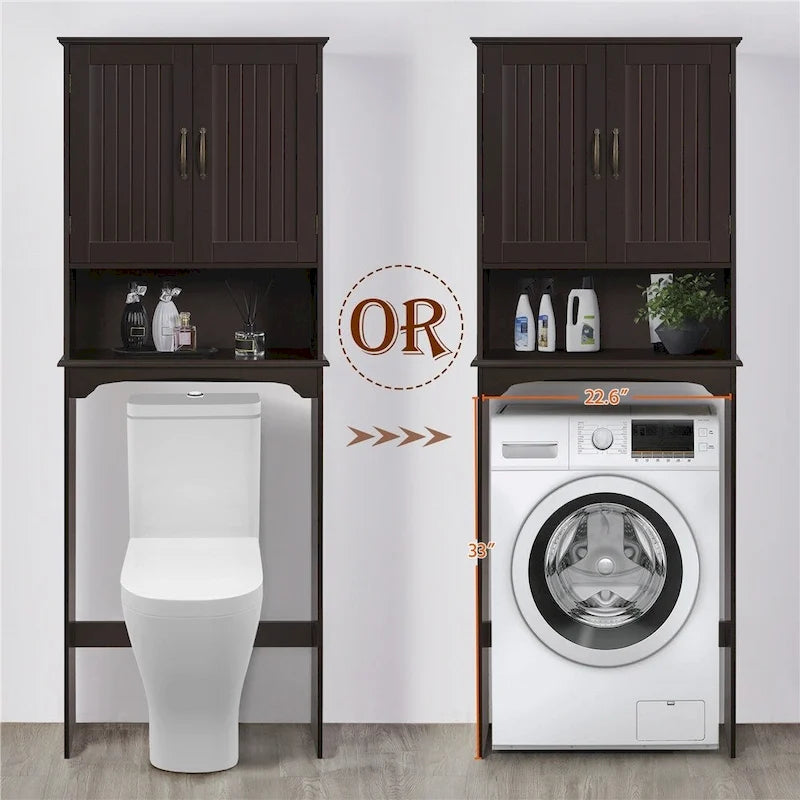 Badezimmer platzsparender Organizer über der Toilette