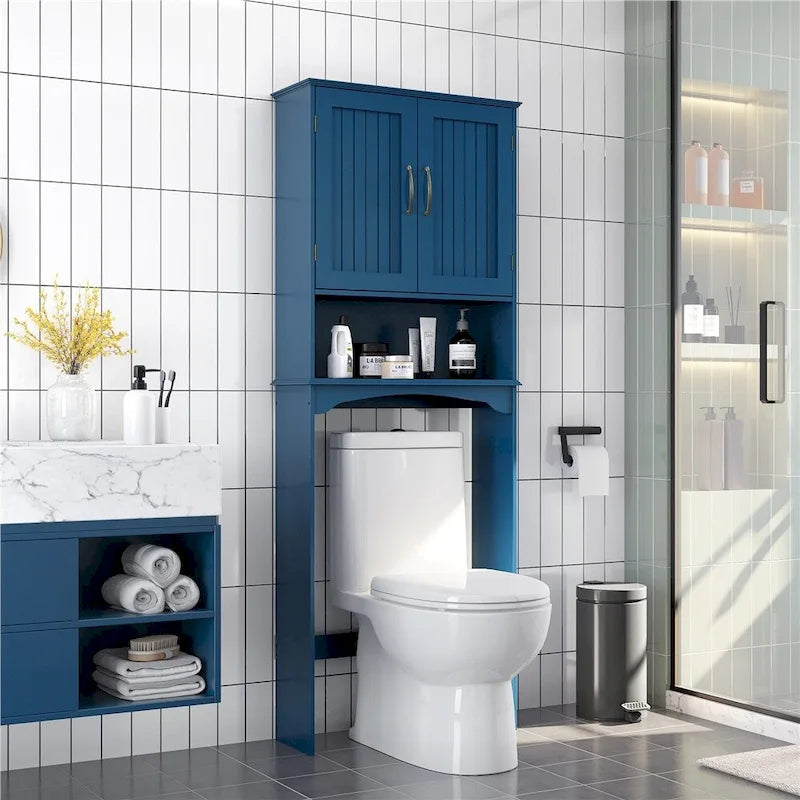 Badezimmer platzsparender Organizer über der Toilette