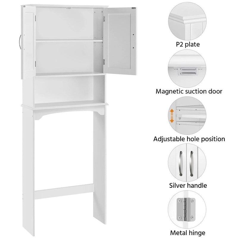 Badezimmer platzsparender Organizer über der Toilette
