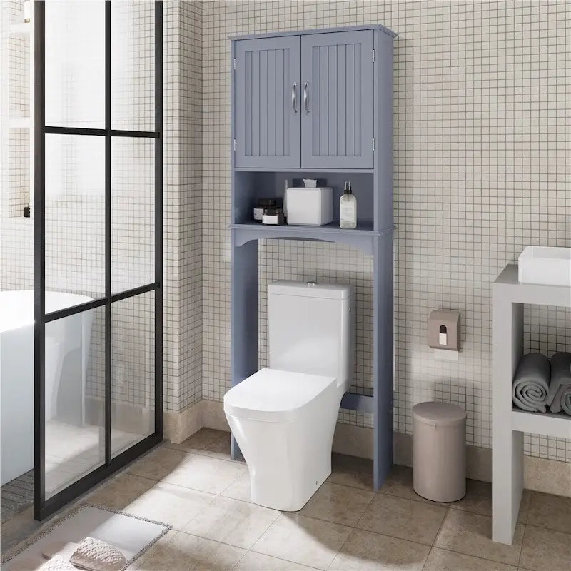 Badezimmer platzsparender Organizer über der Toilette