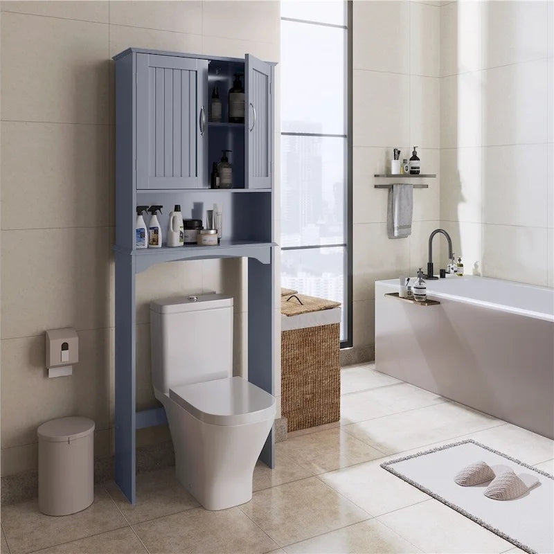 Badezimmer platzsparender Organizer über der Toilette